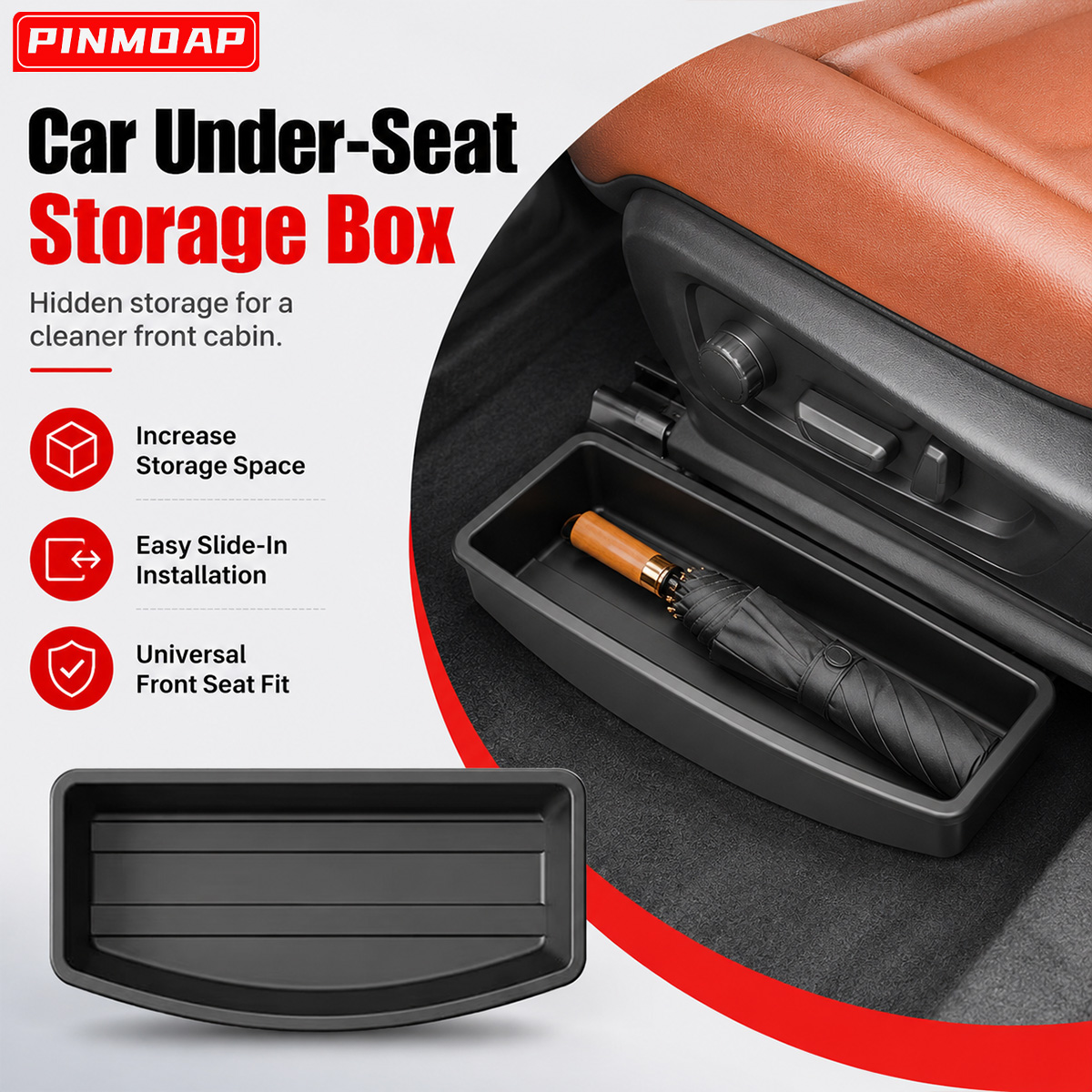 Car Accessories Useful - Caixa de Armazenamento para Abaixo do