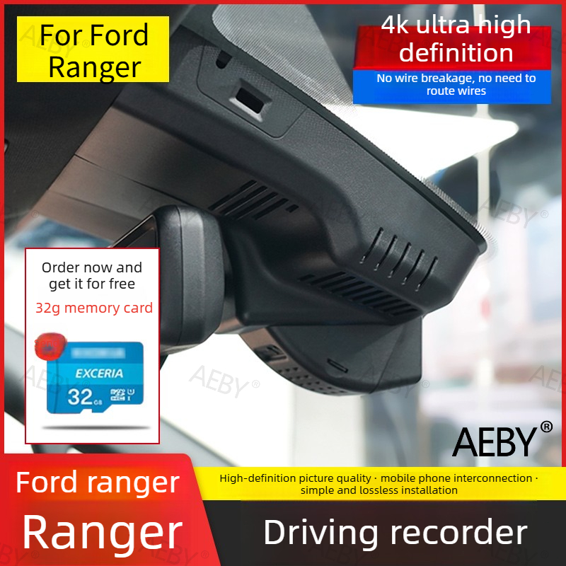Car Accessories For Night Driving - Para Ford Ranger 2022-2026: Gravador de