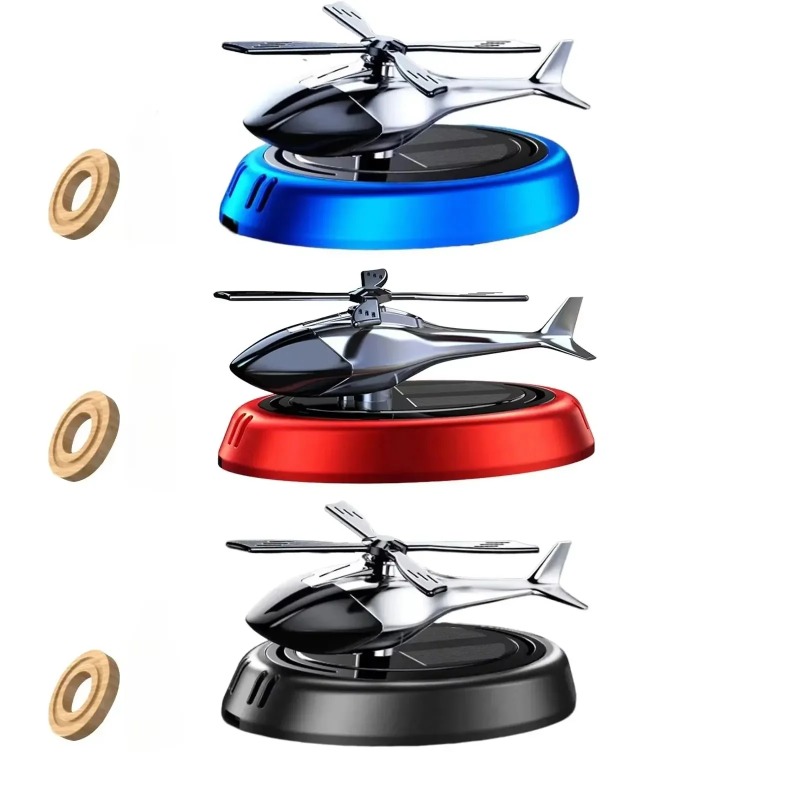 Car Accessories Perfume - Aromatizador Automotivo Solar Helicóptero com Hélice