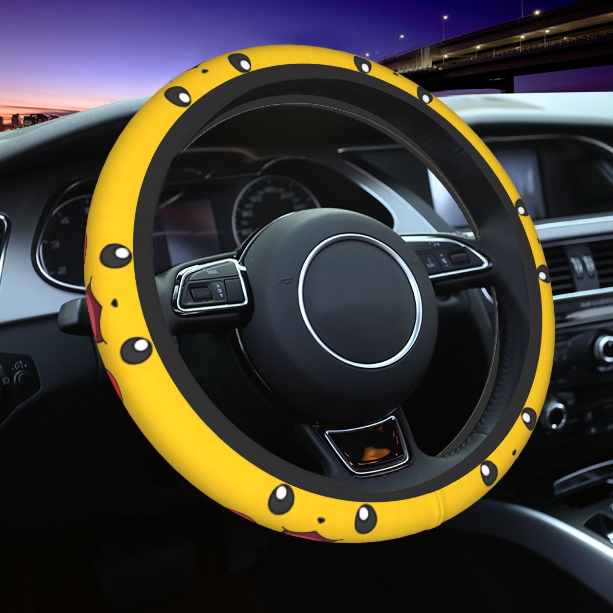 Car Accessories Girl - Capa de Volante B-Bikachus Smile para