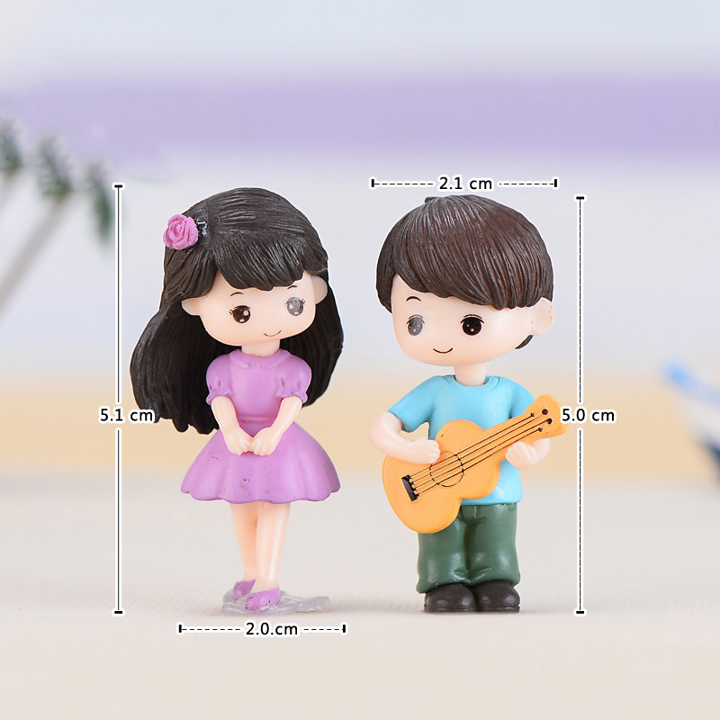 Figurinhas Miniatura de Casal  - Car Accessories Walmart avaliação e preço
