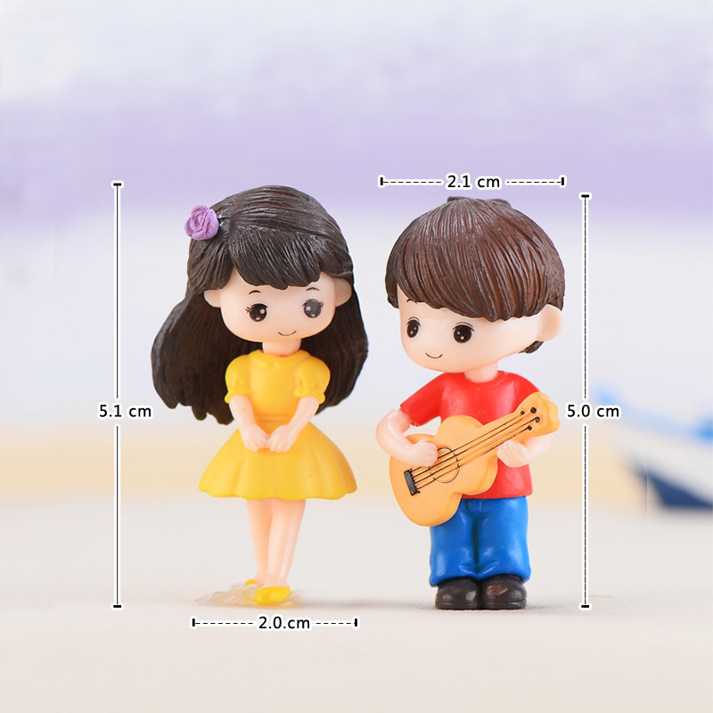 Figurinhas Miniatura de Casal  - Car Accessories Walmart avaliação e preço