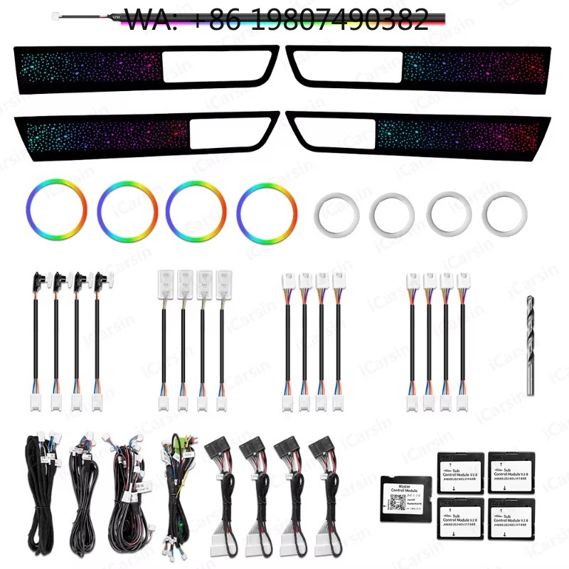 Kit de Luz Atmosférica RGB Sym - Car Accessories Light avaliação e preço