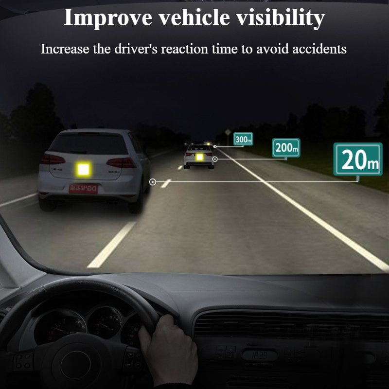 10/12 Adesivos Refletores em F - Car Accessories For Night Driving avaliação e preço