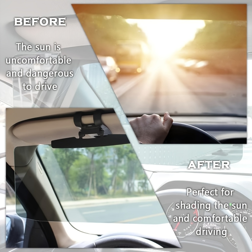 Viseira de sol do carro óculos - Car Accessories For Night Driving avaliação e preço