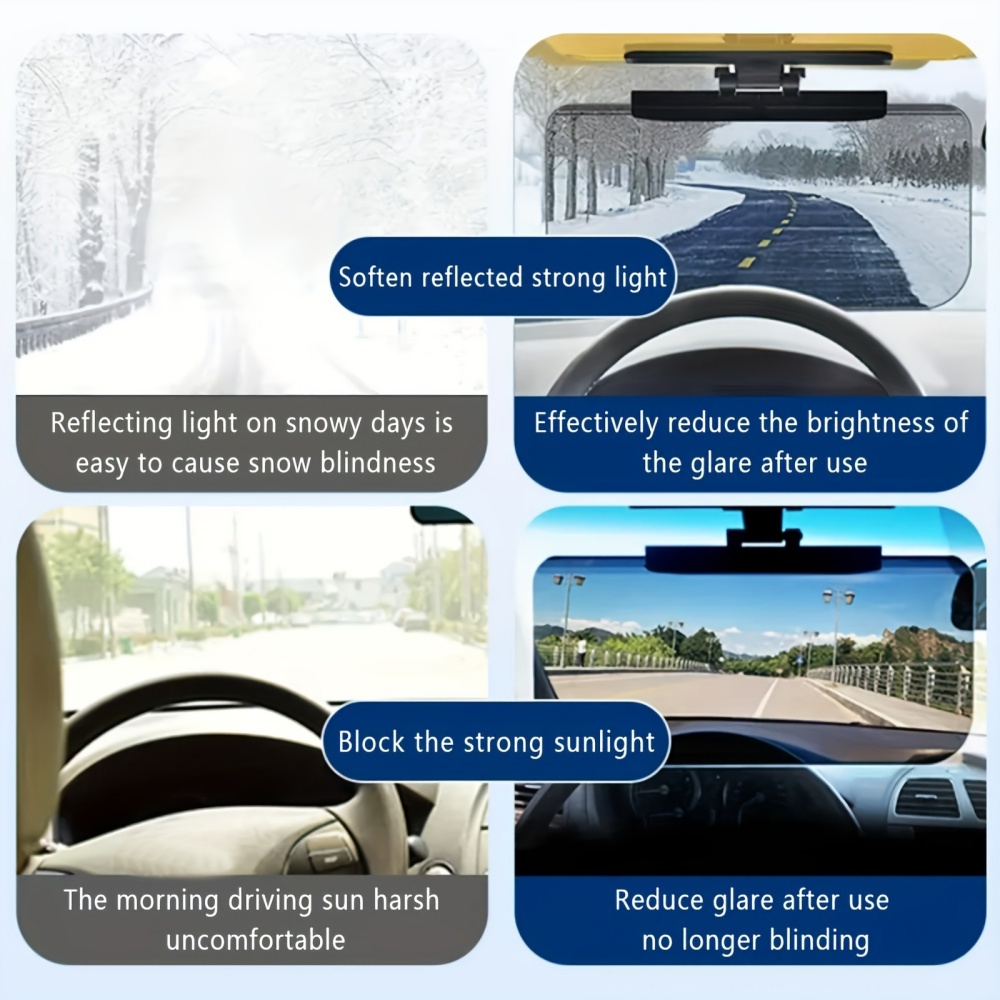 Viseira de sol do carro óculos - Car Accessories For Night Driving avaliação e preço