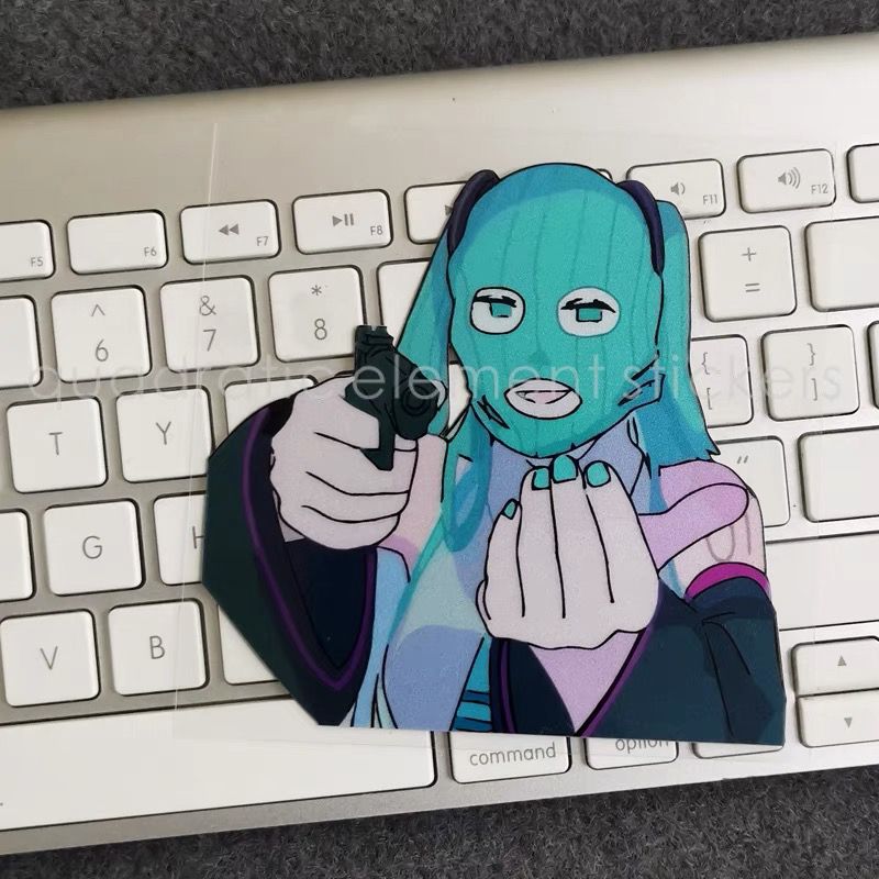 Adesivo de Moto Miku à Prova d - Car Accessories Girl avaliação e preço