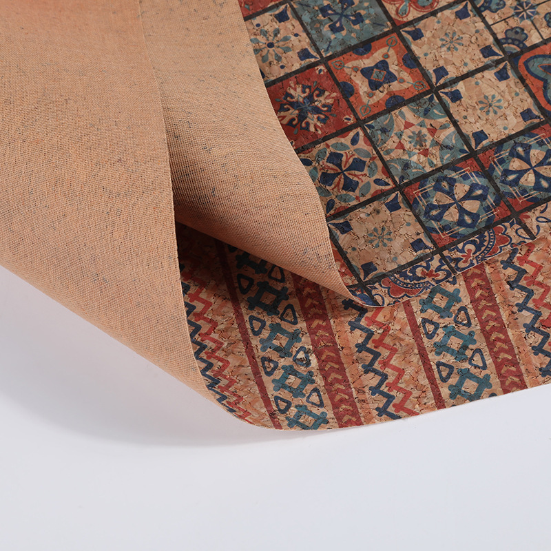 Tecido de couro pu estampado d - Car Accessories Cork avaliação e preço