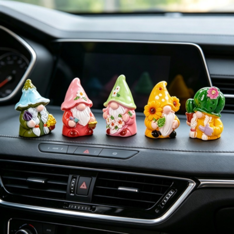 Mini Figuras de Gnomos em Resi - Car Accessories Walmart avaliação e preço